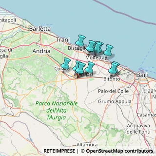 Mappa Piazza antonio meucci, 70037 Ruvo di Puglia BA, Italia (9.37615)
