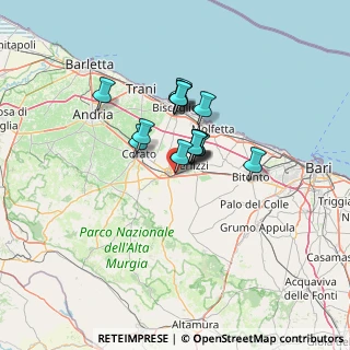 Mappa Piazza antonio meucci, 70037 Ruvo di Puglia BA, Italia (9.09867)