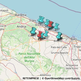 Mappa Piazza antonio meucci, 70037 Ruvo di Puglia BA, Italia (10.717)