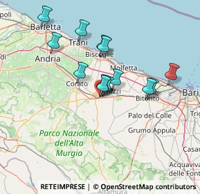 Mappa Via Antonio Meucci, 70037 Ruvo di Puglia BA, Italia (12.81308)