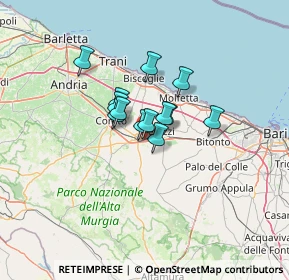 Mappa Piazza antonio meucci, 70037 Ruvo di Puglia BA, Italia (8.20462)