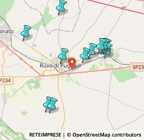 Mappa Via Antonio Meucci, 70037 Ruvo di Puglia BA, Italia (4.09909)