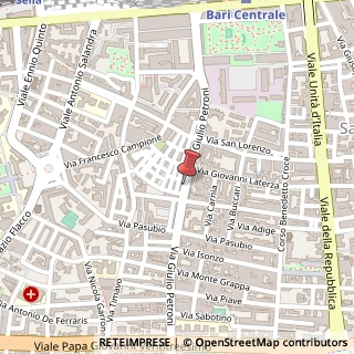 Mappa Via Giulio Petroni,  14, 70124 Bari, Bari (Puglia)