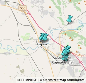 Mappa Via Pomerio, 81043 Capua CE, Italia (3.75083)