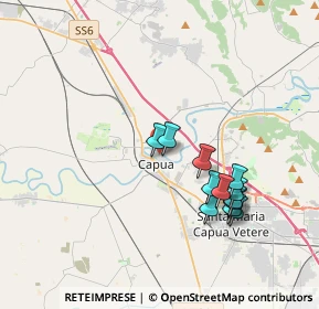 Mappa Via Pomerio, 81043 Capua CE, Italia (3.715)