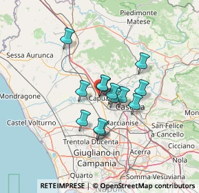 Mappa Via Pomerio, 81043 Capua CE, Italia (9.91538)