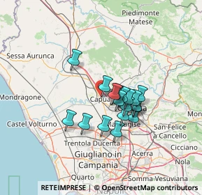 Mappa Via Pomerio, 81043 Capua CE, Italia (10.455)