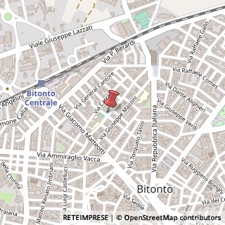 Mappa Via Montebello, 8, 70032 Bitonto, Bari (Puglia)