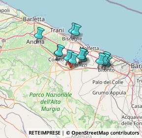 Mappa Vico Enrico Berlinguer, 70037 Ruvo di Puglia BA, Italia (9.92857)