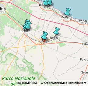 Mappa Vico Enrico Berlinguer, 70037 Ruvo di Puglia BA, Italia (10.3435)