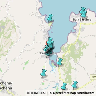 Mappa Via Lipari, 07021 Arzachena SS, Italia (1.582)