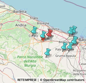 Mappa Via Generale Carlo Alberto dalla Chiesa, 70037 Ruvo di Puglia BA, Italia (14.62)