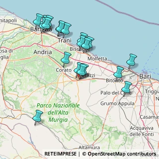 Mappa Via Generale Carlo Alberto dalla Chiesa, 70037 Ruvo di Puglia BA, Italia (18.1015)