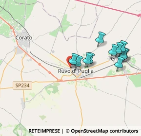 Mappa Vico I Alessandro Volta, 70037 Ruvo di Puglia BA, Italia (3.85909)