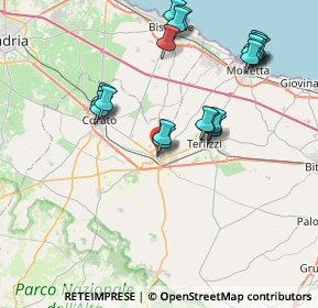 Mappa Via N. Sauro, 70037 Ruvo di Puglia BA, Italia (8.6845)