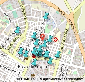 Mappa Via N. Sauro, 70037 Ruvo di Puglia BA, Italia (0.2355)