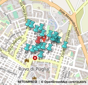 Mappa Via Dr. Loiodice, 70037 Ruvo di Puglia BA, Italia (0.152)