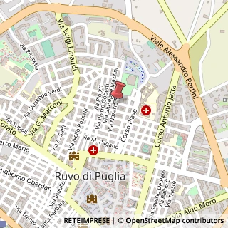 Mappa Via Fiore Tenente Colonnello Michele, 14, 70037 Ruvo di Puglia, Bari (Puglia)