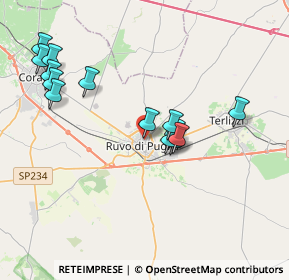 Mappa Via Dr. Loiodice, 70037 Ruvo di Puglia BA, Italia (4.08357)