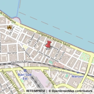 Mappa Via Istria,  12, 70121 Bari, Bari (Puglia)