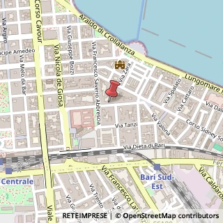 Mappa Via Carulli, 118, 70121 Bari, Bari (Puglia)