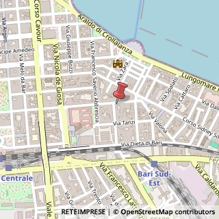 Mappa Via Gian Giuseppe Carulli, 69, 70121 Bari, Bari (Puglia)