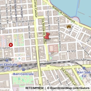 Mappa Via Nicola de Giosa, 86, 70121 Bari, Bari (Puglia)