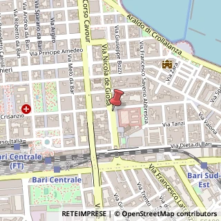 Mappa Piazza luigi di savoia duca degli abruzzi 41/a, 70121 Bari, Bari (Puglia)