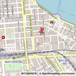 Mappa Via Gian Giuseppe Carulli, 74, 70121 Bari, Bari (Puglia)