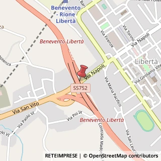 Mappa Via Napoli, 225, 82100 Benevento, Benevento (Campania)