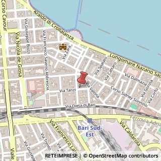 Mappa Via Tanzi, 26, 70121 Bari, Bari (Puglia)