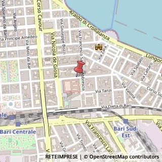 Mappa Via Gian Giuseppe Carulli, 84, 70121 Bari, Bari (Puglia)