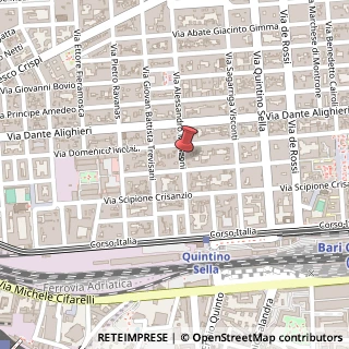 Mappa Via Alessandro Manzoni, 173, 70122 Bari, Bari (Puglia)