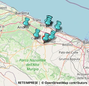 Mappa Via Piero Gobetti, 70037 Ruvo di Puglia BA, Italia (9.9335)