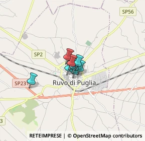 Mappa Via Piero Gobetti, 70037 Ruvo di Puglia BA, Italia (1.30364)