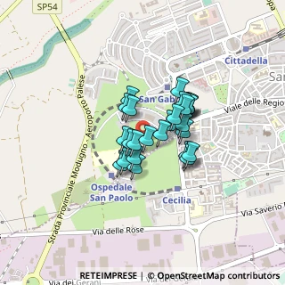 Mappa Via Ospedale S. Paolo, 70132 Bari BA, Italia (0.29231)