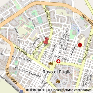 Mappa Via Don Giovanni Minzoni, 32, 70037 Ruvo di Puglia, Bari (Puglia)