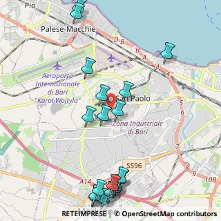 Mappa Bari, 70132 Modugno BA, Italia (2.8835)