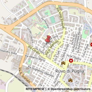 Mappa Via Umberto Giordano, 1C, 70037 Ruvo di Puglia, Bari (Puglia)