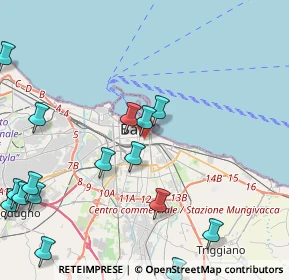 Mappa Via Raffaele de Cesare, 70121 Bari BA, Italia (5.97563)