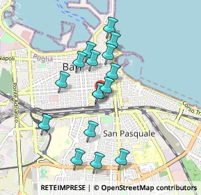 Mappa Via Raffaele de Cesare, 70121 Bari BA, Italia (0.85188)