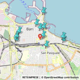 Mappa Via Raffaele de Cesare, 70121 Bari BA, Italia (1.01833)