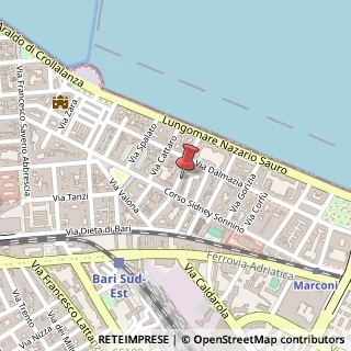 Mappa Via Addis Abeba, 21, 70121 Bari, Bari (Puglia)