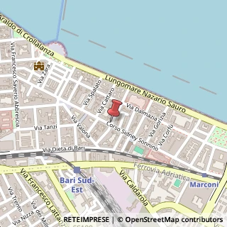 Mappa Via Addis Abeba, 5, 70121 Bari, Bari (Puglia)