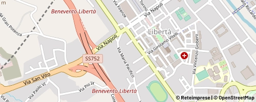Mappa Benevento