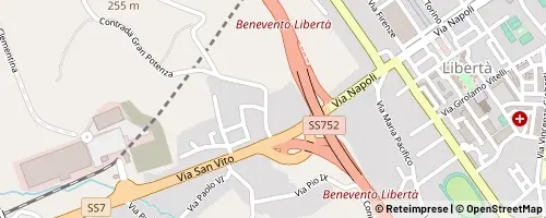 Mappa Benevento