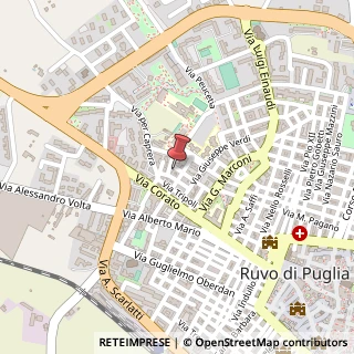 Mappa Via P. Mascagni, 25, 70037 Ruvo di Puglia, Bari (Puglia)