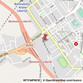 Mappa Via Maria Pacifico, 17, 82100 Benevento, Benevento (Campania)
