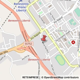 Mappa Via Maria Pacifico, Snc, 82100 Benevento, Benevento (Campania)