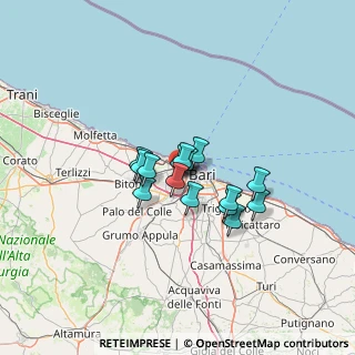 Mappa Viale Maestri del Lavoro, 70132 Bari BA, Italia (8.75933)